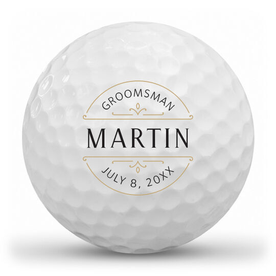 Groomsman Golf Balls